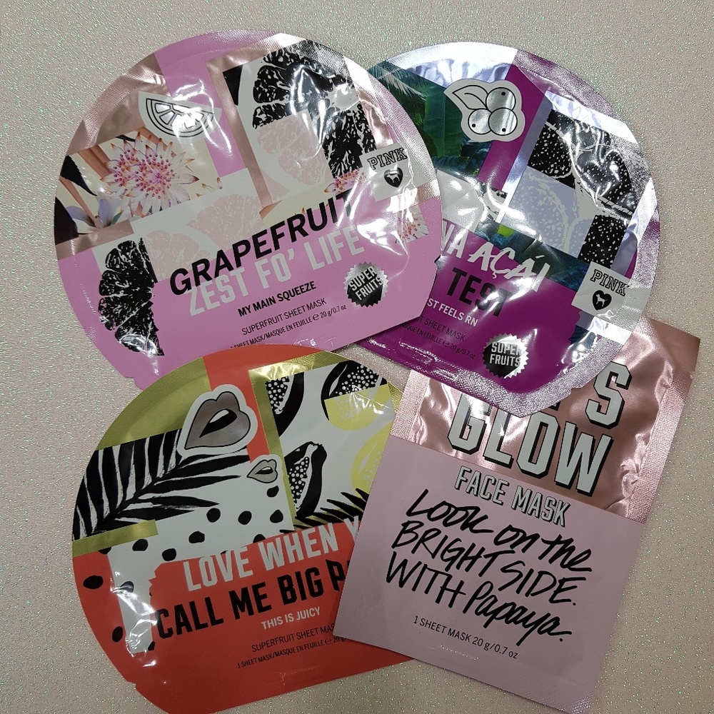 Victoria's Secret PINK sheet masks